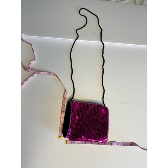 Vintage sequin fuchsia purse for prom or any other special occasion - Picture 3 of 5